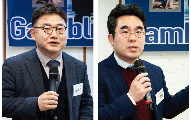 박준휘 한국형사·법무정책연구원 선임연구위원(왼쪽). 김대희 부경대 스마트헬스케어학부 교수. [지호영 기자]