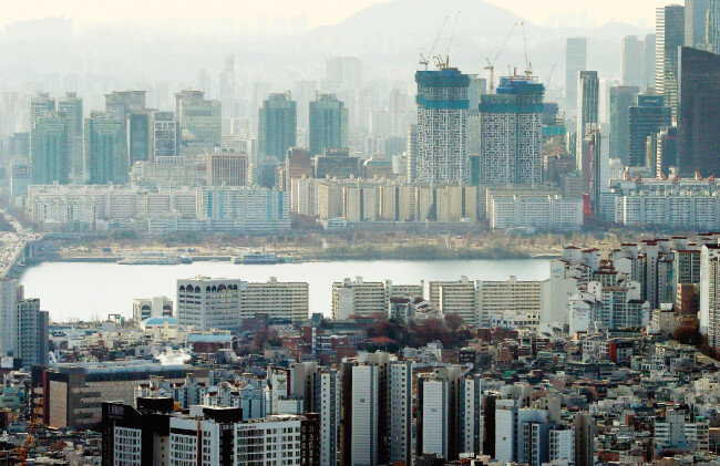 서울 시내 아파트 단지 전경. [뉴스1]