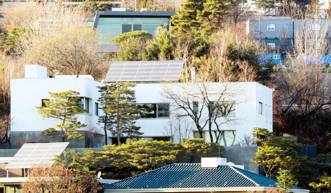 이명희 신세계 회장 소유의 서울 용산구 한남동 단독주택. [뉴시스]