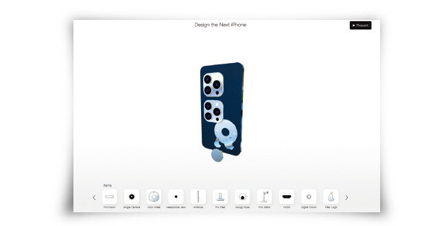 직접 가상의 아이폰을 디자인해볼 수 있는 사이트. [디자인 더 넥스트 아이폰 제공]