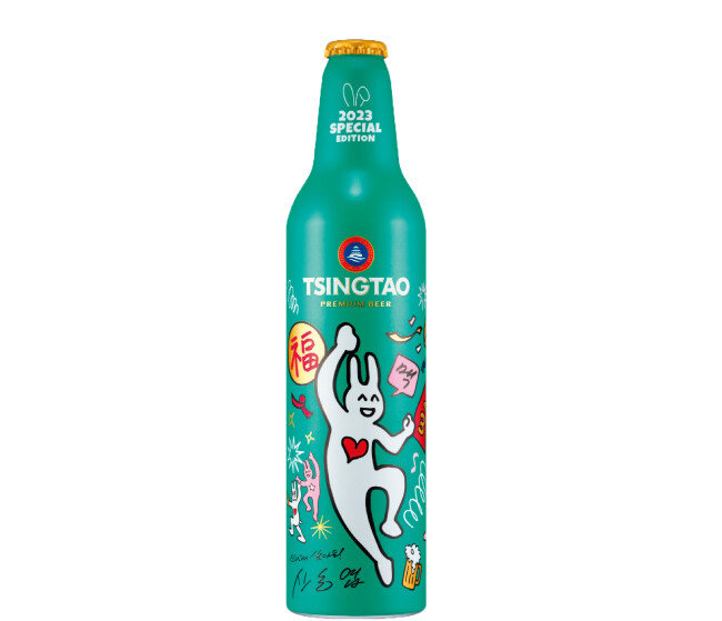 비어케이 맥주 브랜드 칭다오가 내놓은 계묘년 복맥 에디션. [비어케이 제공]