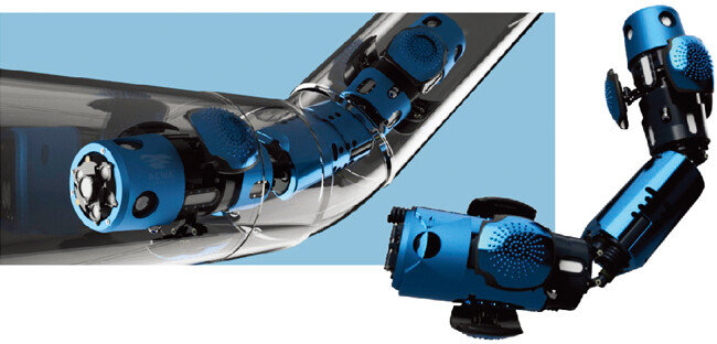 프랑스 스타트업 ACWA로보틱스가 개발한 뱀 모양 로봇 ‘클린 워터 패스파인더’. [ACWA로보틱스 제공]