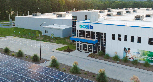 한화솔루션의 미국 조지아주 돌턴 공장. [한화솔루션 제공]