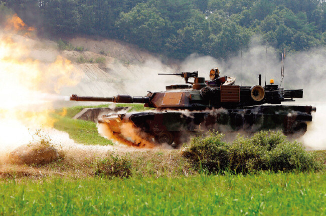 미국 M1A2 전차. [GETTYIMAGES]