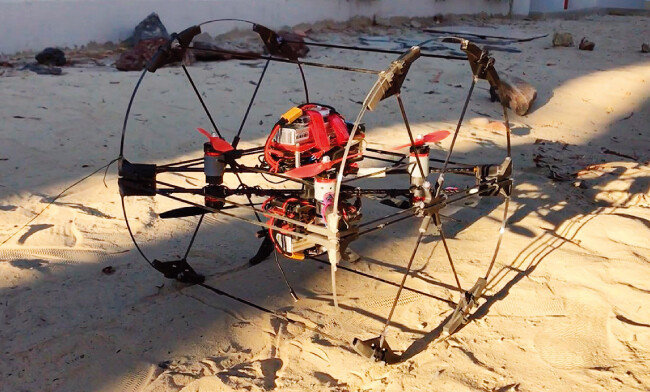 미국항공우주국 (NASA)이 토성의 위성 타이탄 탐사를 목적으로 개발 중인 변신 로봇. [미국항공우주국 제공]