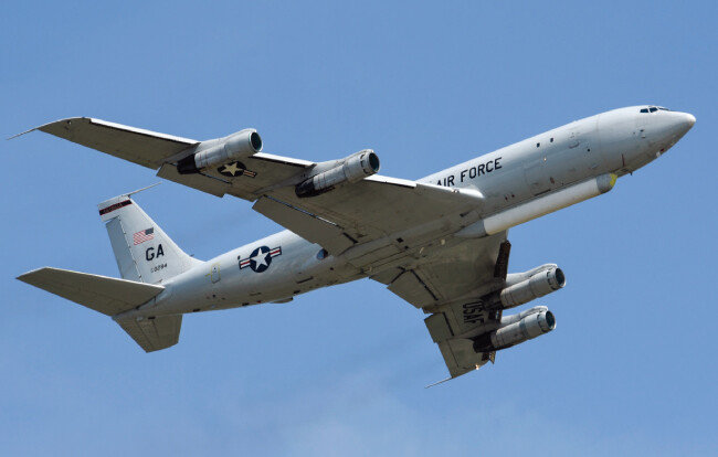 미 공군 E-8C 정찰기. [미 공군 제공]