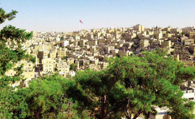 요르단 수도 암만의 시내 전경. [재이 제공]