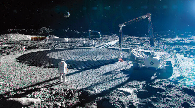 미국 항공우주국(NASA)과 3D 프린팅 달 기지 건설 계약을 체결한 아이콘(ICON)의 개념도. [아이콘 유튜브 캡처]