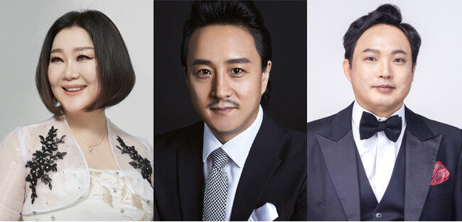 ‘클래식 미니 콘서트’에 참여한 성악가 최경아, 석상근, 김기선(왼쪽부터).