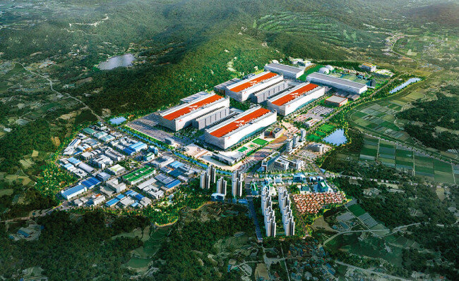 경기도 용인 반도체 클러스터 조감도. [용인시 제공]