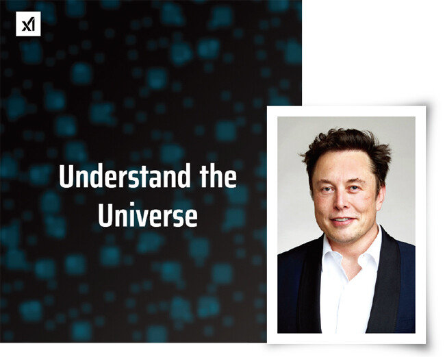 ‘xAI’ 홈페이지 화면 갈무리(왼쪽). 일론 머스크 테슬라 최고경영자(CEO). [XAI 홈페이지 캡처, 동아DB]