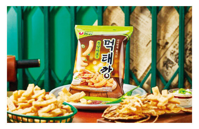 농심 신제품 먹태깡. [농심 제공]