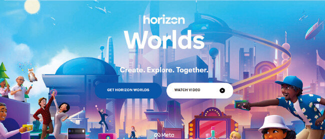 메타의 메타버스 애플리케이션(앱) ‘호라이즌 월드’. [메타 제공]