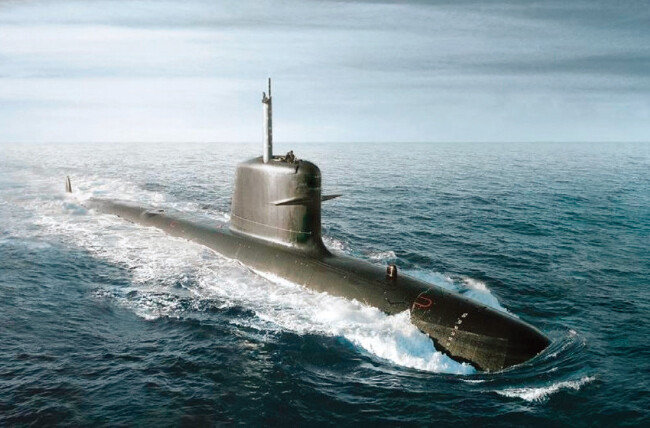 프랑스 스코르펜급 잠수함. [나발그룹 제공]