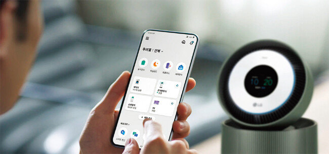 LG전자의 스마트홈 플랫폼 ‘씽큐’. [LG전자 제공]