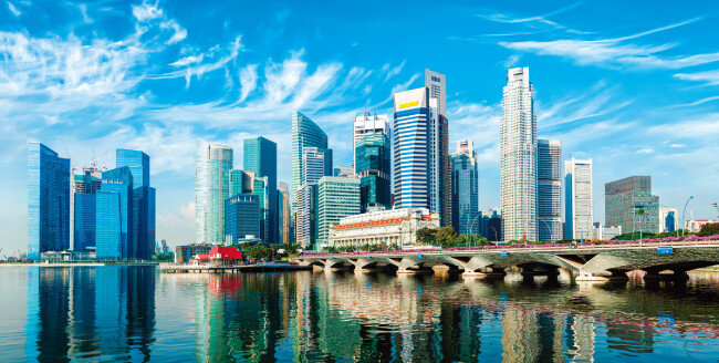싱가포르 마리나베이 일대 전경. [GettyImages]