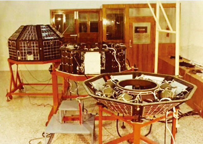 인도 천문학자 이름을 따 개발된 인도 첫 인공위성 아리아바타. [인도우주연구기구 제공 ]