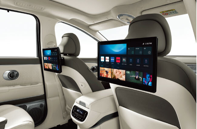 혁신적 인포테인먼트 시스템을  갖춘 전기 SUV 현대 아이오닉 9 내부. [현대자동차 제공]