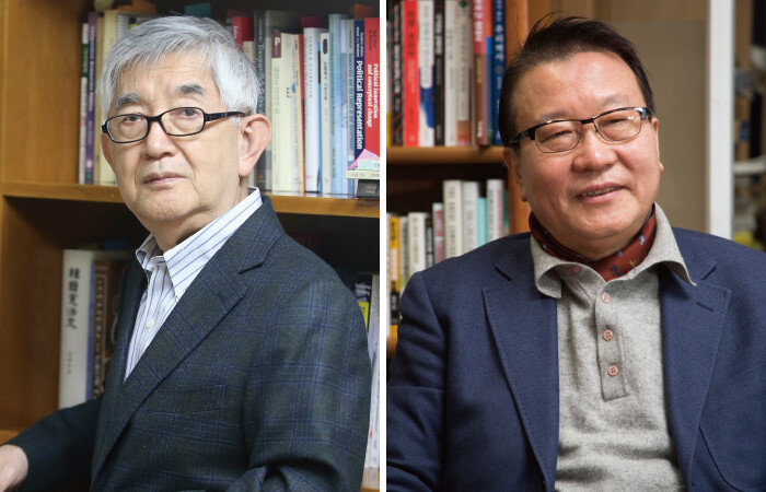 진보와 보수를 대표하는 지식인인 최장집 고려대 명예교수와 고(故) 박세일 서울대 명예교수. [동아DB]