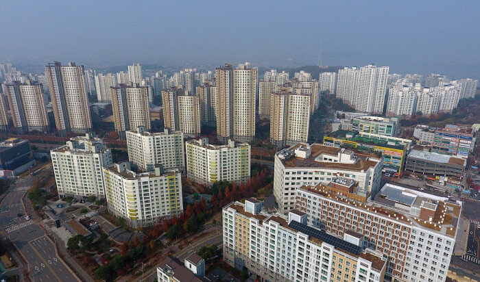 경기 김포시 운양동 아파트단지 모습. [뉴스1]