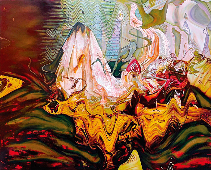 상실의 아픔을 비롯한 자전적 이야기를 담은 작가의 2022~2023년 그림. [진 마이어슨]