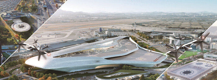 김포국제공항 UAM 버티포트 조감도. [한국공항공사]