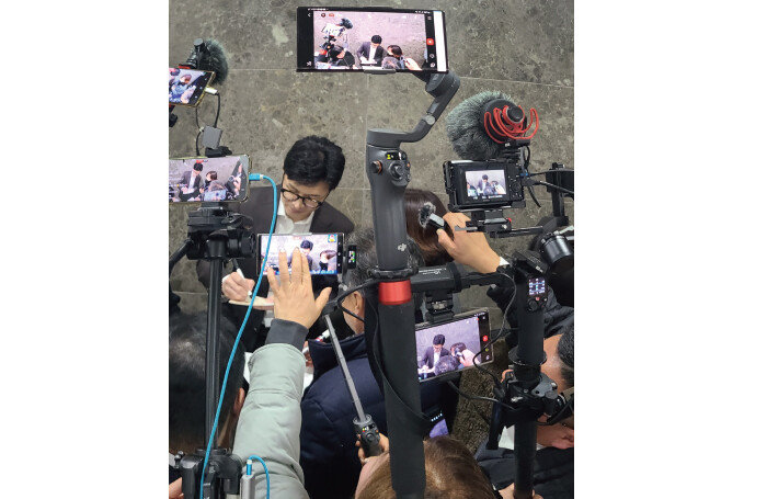 2023년 12월 13일 법무부-성남시 업무협약식에 참석한 한동훈 당시 법무부 장관. [박해윤 기자]