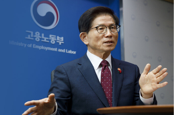 김문수 고용노동부 장관. [조영철 기자]