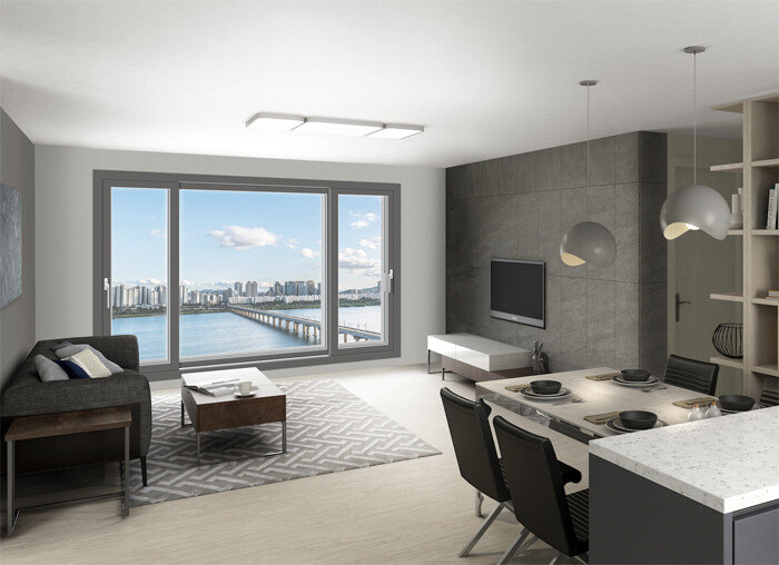 홈씨씨 인테리어 창호 ‘홈씨씨 윈도우’. [KCC글라스 제공]