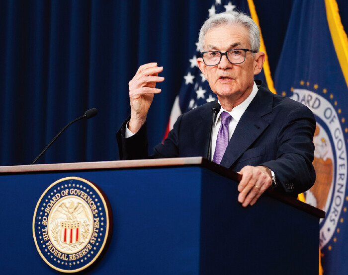 물가가 하향 안정될 때 선제적인 금리인하 여지가 있다고 밝힌 제롬 파월 미국 연방준비제도이사회 의장. [뉴시스]