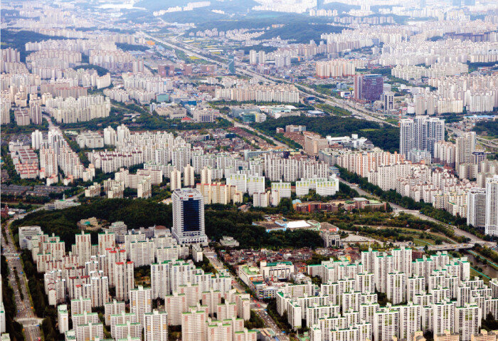 경기 성남시 분당신도시 아파트 단지. [동아DB]