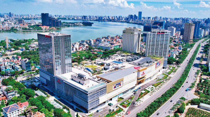 롯데몰 웨스트레이크 하노이 전경. [롯데지주 제공]