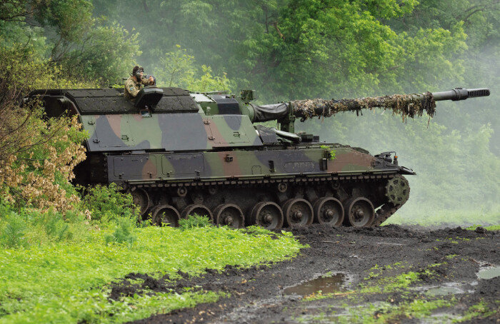 독일 PzH-2000 자주포. [뉴시스]