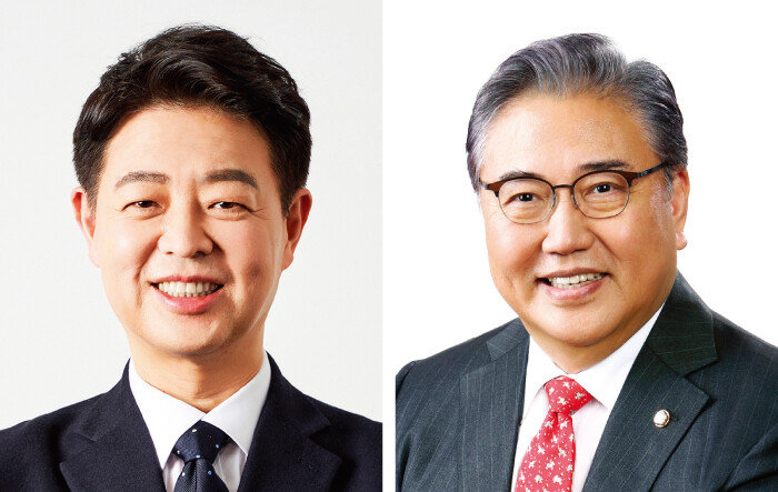  더불어민주당 김영호 의원(왼쪽)과 국민의힘 박진 의원. [중앙선거관리위원회 제공]