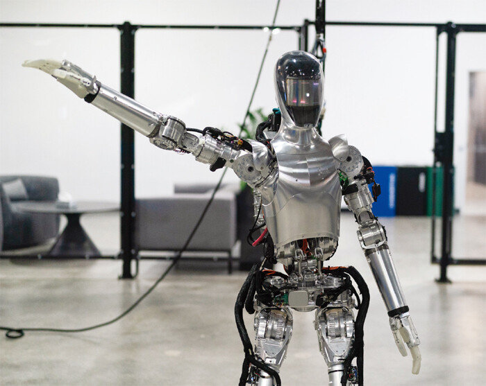 로봇 스타트업 ‘피규어AI’가 개발한 휴머노이드 ‘피규어01’. [뉴시스]