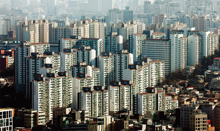 남산에서 바라본 서울 시내 아파트 단지. [뉴스1]