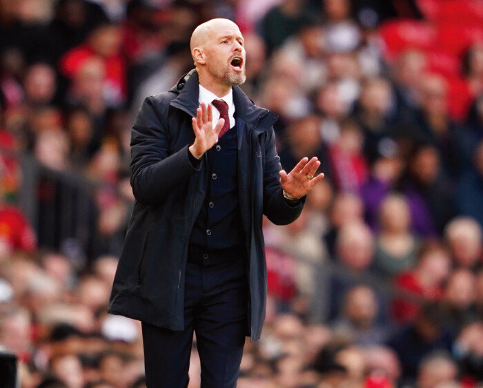 잉글랜드프리미어리그(EPL) 맨체스터 유나이티드의 에릭 텐하흐 감독. [뉴시스]