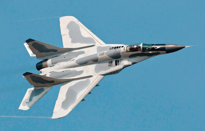 북한 공군 MIG-29 전투기. [Global Aviation Resource 제공]