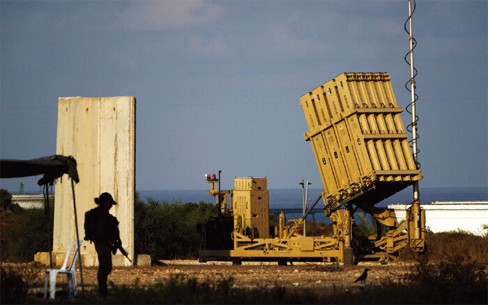 이스라엘 방공무기체계 ‘아이언돔’. [뉴시스]