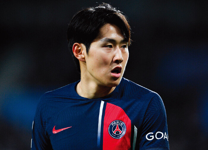 프랑스 리그앙 파리 생제르맹의 이강인. [GETTYIMAGES]