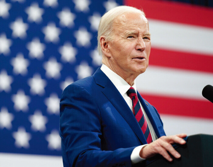 재정지출 확대로 경기 연착륙을 이끌고 있는 조 바이든 미국 대통령. [뉴시스]