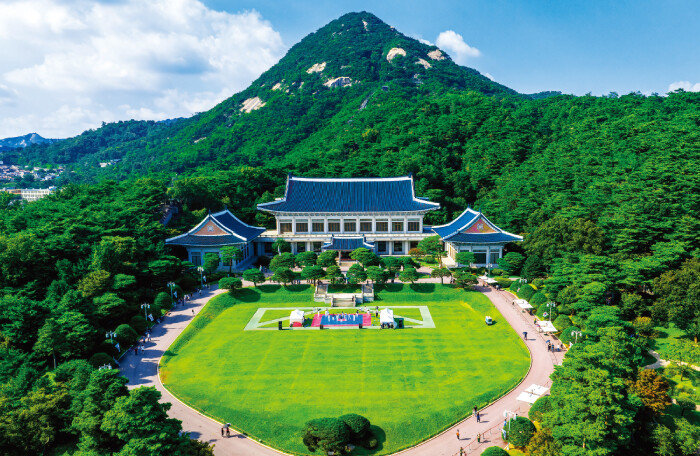 좋은 기운과 좋지 않은 기운이 공존하는 청와대. [GettyImages]
