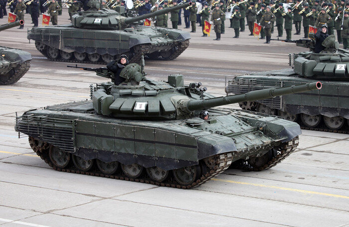 옛 소련 시절인 1970년대 도입되기 시작한 T-72 전차. [위키피디아]