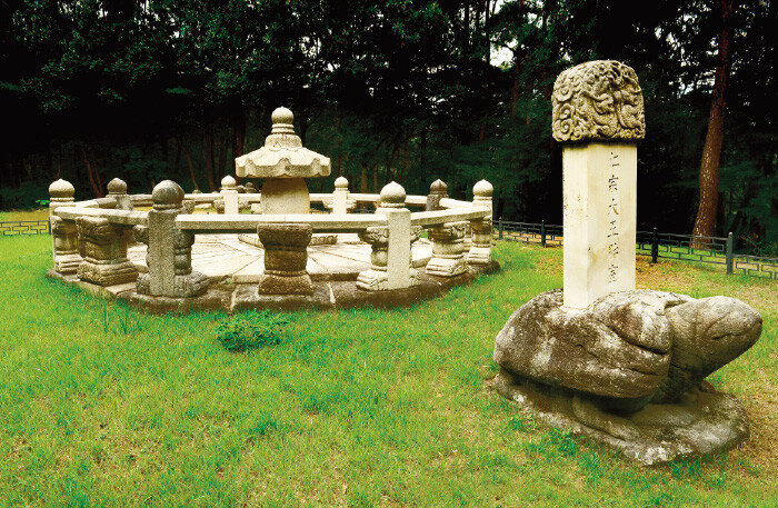 경북 영천 인종대왕 태실. 조선 왕실의 안태 의식을 잘 보여주는 보물급 문화재다. [안영배 제공]