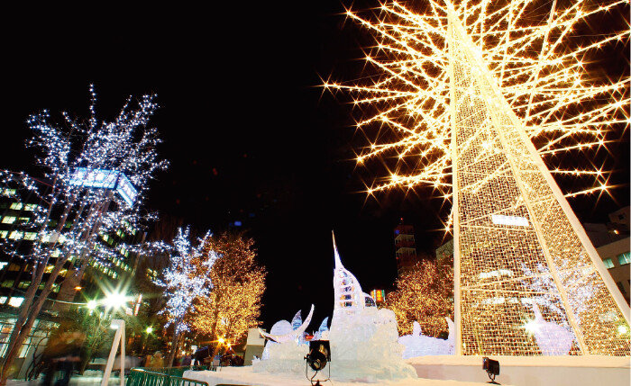 세계 3대 축제 가운데 하나인 삿포로 눈축제. [GettyImages]