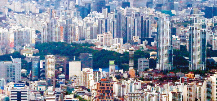 서울 강남구 일대 아파트 단지. [뉴스1]