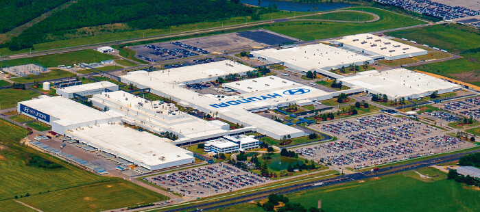 현대자동차그룹의 미국 앨라배마 자동차 공장 전경. [현대자동차그룹 제공]