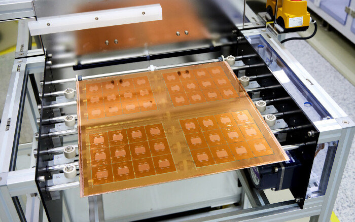 SKC 유리 기판. [SKC 제공]