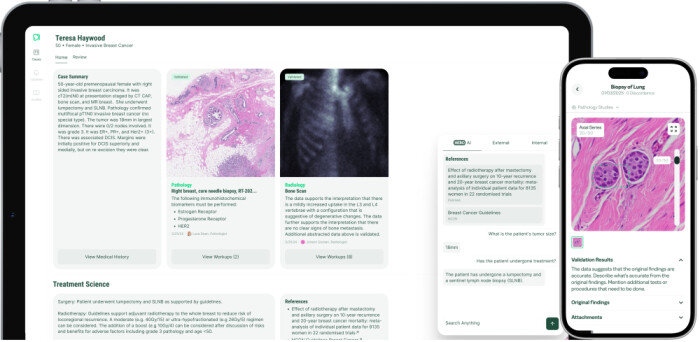 인공지능(AI) 기반 의료 정보 제공 기업 니드(Need)의 ‘암보호시스템’ 애플리케이션(앱) 화면. 니드 제공
