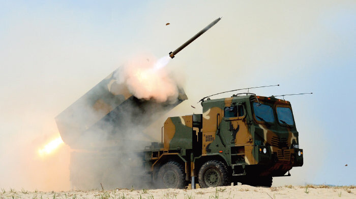 Saudi Arabia uses domestically produced multiple rocket launcher ‘Chunmu’ to shell Yemen Houthis in aid of Hamas Saudi Arabia uses domestically produced multiple rocket launcher ‘Chunmu’ to shell Yemen Houthis in aid of Hamas